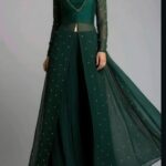 The Forest Green open Gown Set.