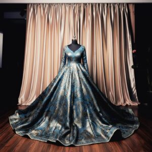 A Symphony of Steel blue & Gold