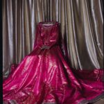 The Fuchsia Blossom Banarasi Set