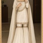 Off white silk Gharara Set